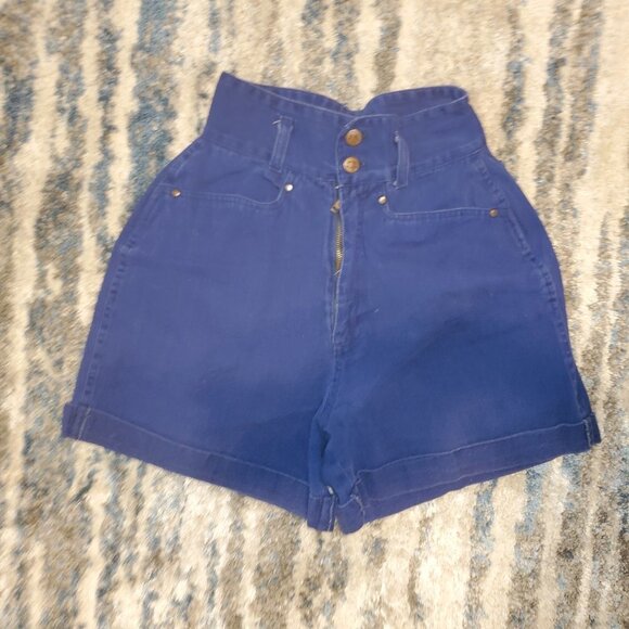 Vintage Jennifer Eden High Rise Shorts || 7/8 Med - Picture 2 of 6